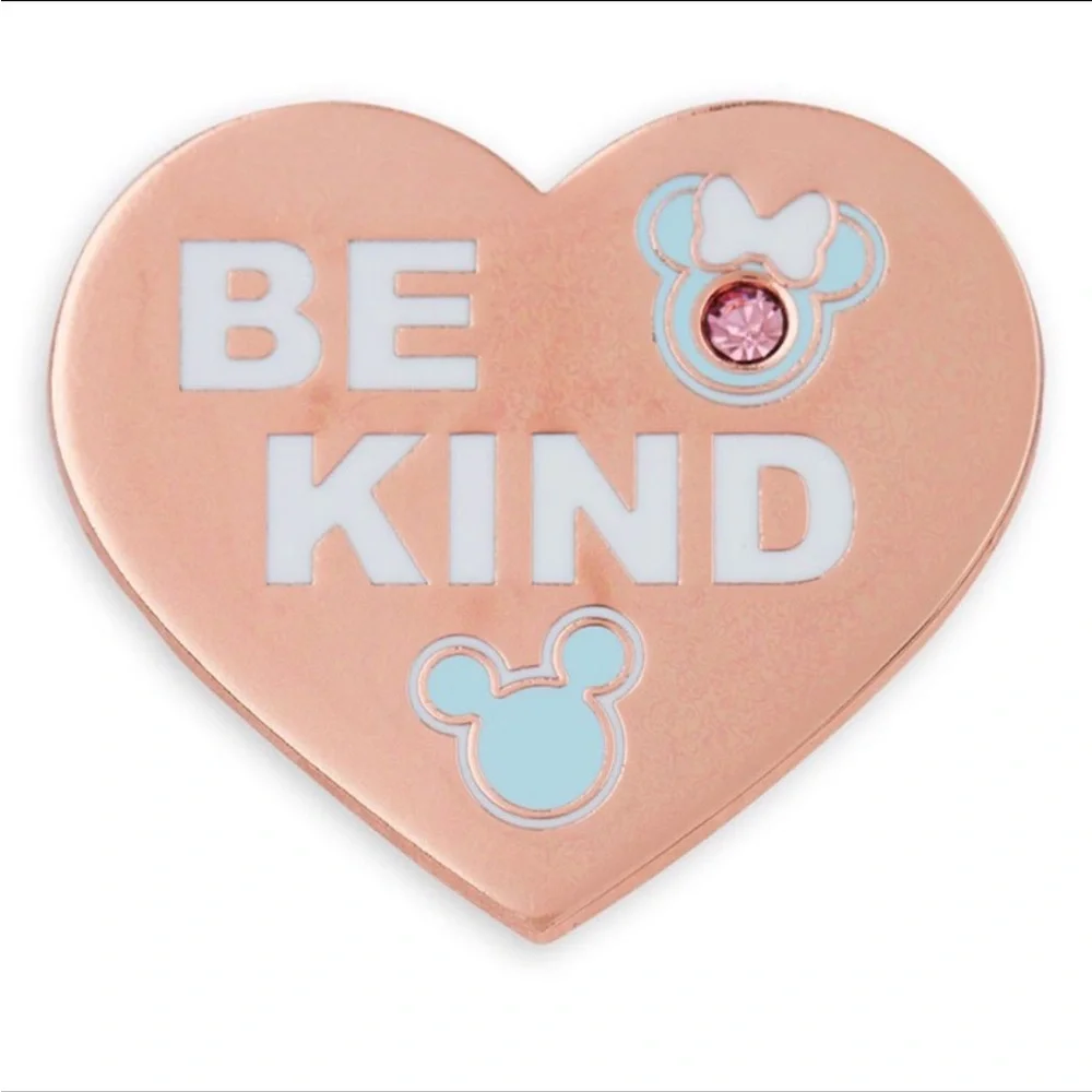 Mickey Minnie Be Flair Pin Set Disney Parks Be Kind You Strong